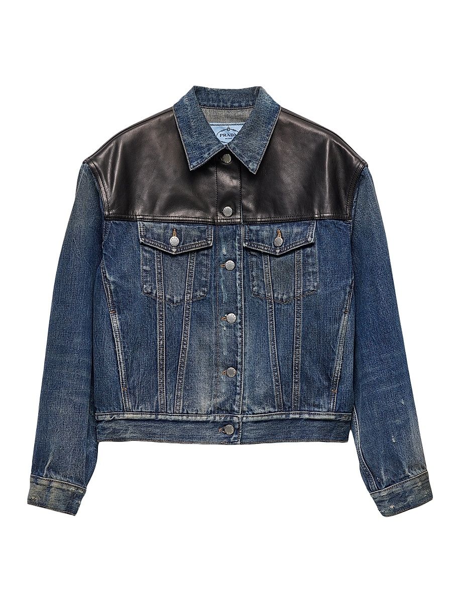 Women's Denim Jacket - Blue - Size XL