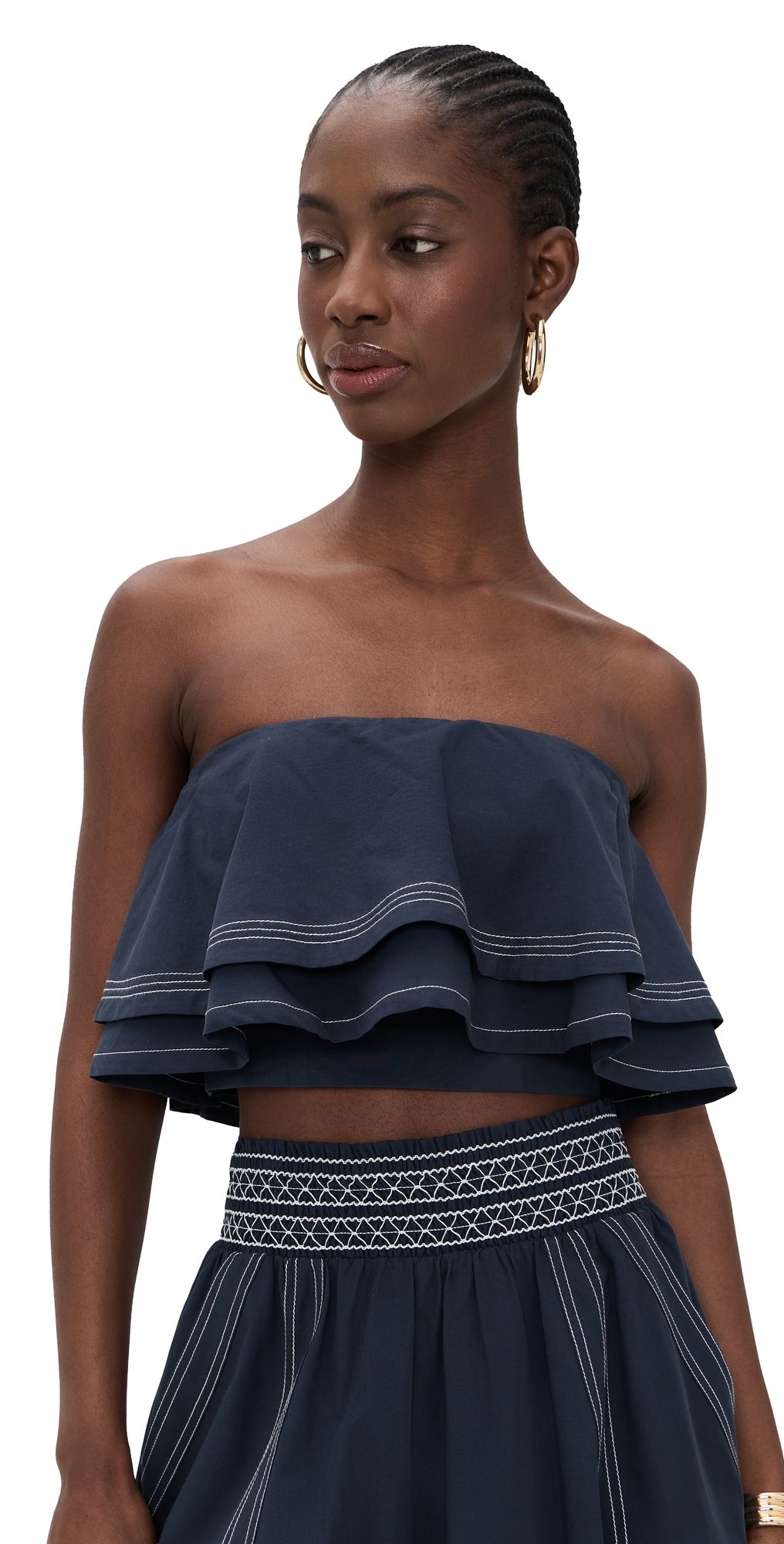 Ramy Brook Poppy Top Navy XS