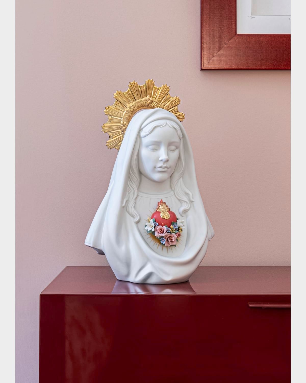 Immaculate Heart of Mary Sculpture