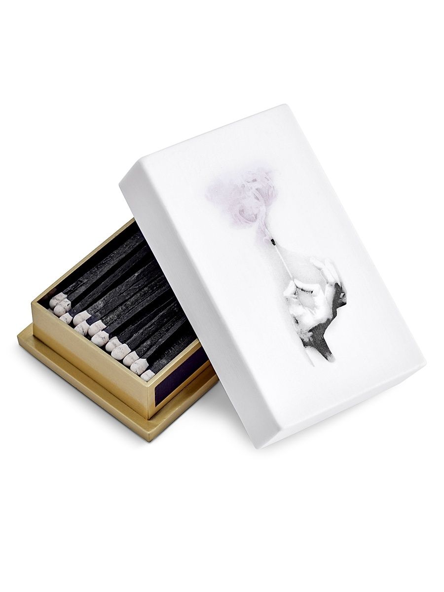 Matches & Match Box/17 oz. - White