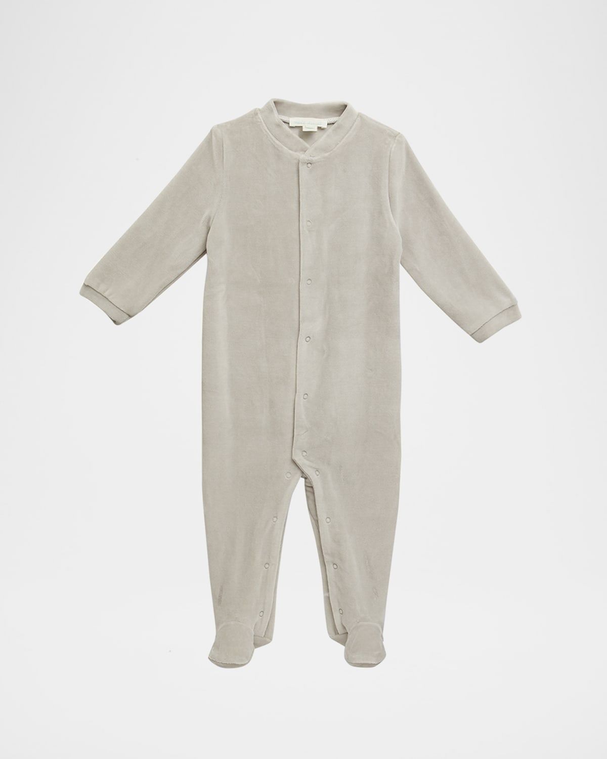 Girl & apos;s Velour Golden Angel Wing Footie Pajamas, Size Newborn-18M