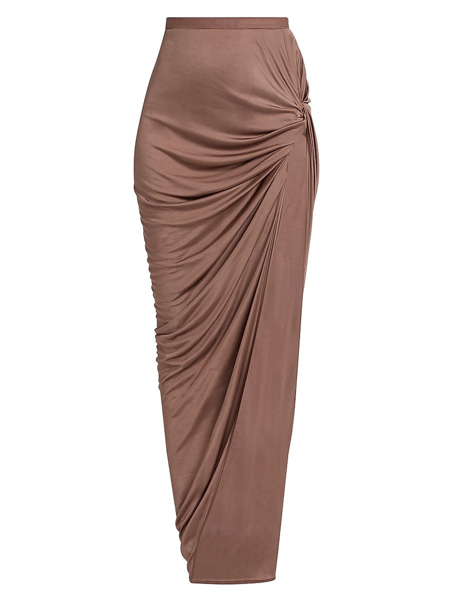 Women's Edfu Twist Maxi Skirt - Mauve - Size 8