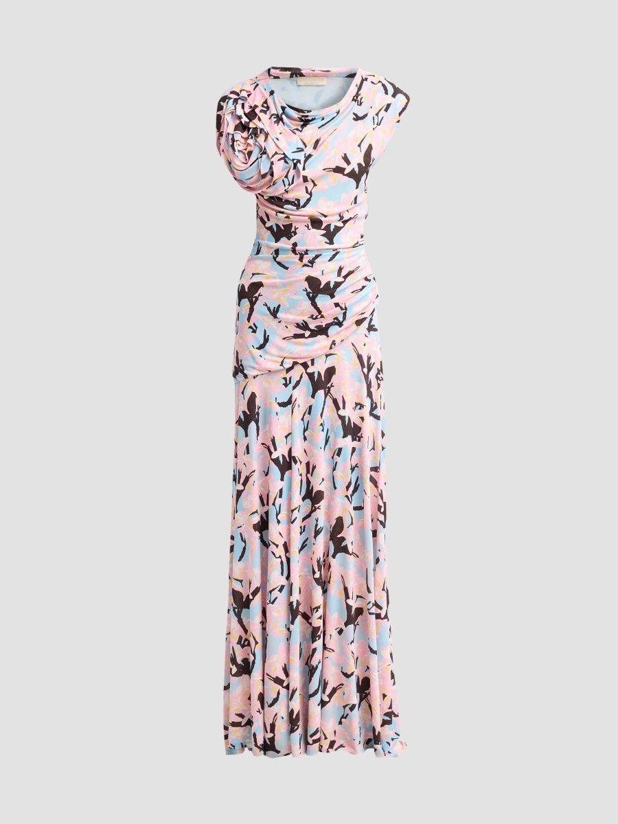 Ulla Johnson Women's Daphne Floral Jersey Maxi Dress - Florist Of Nostalgia - Size XL