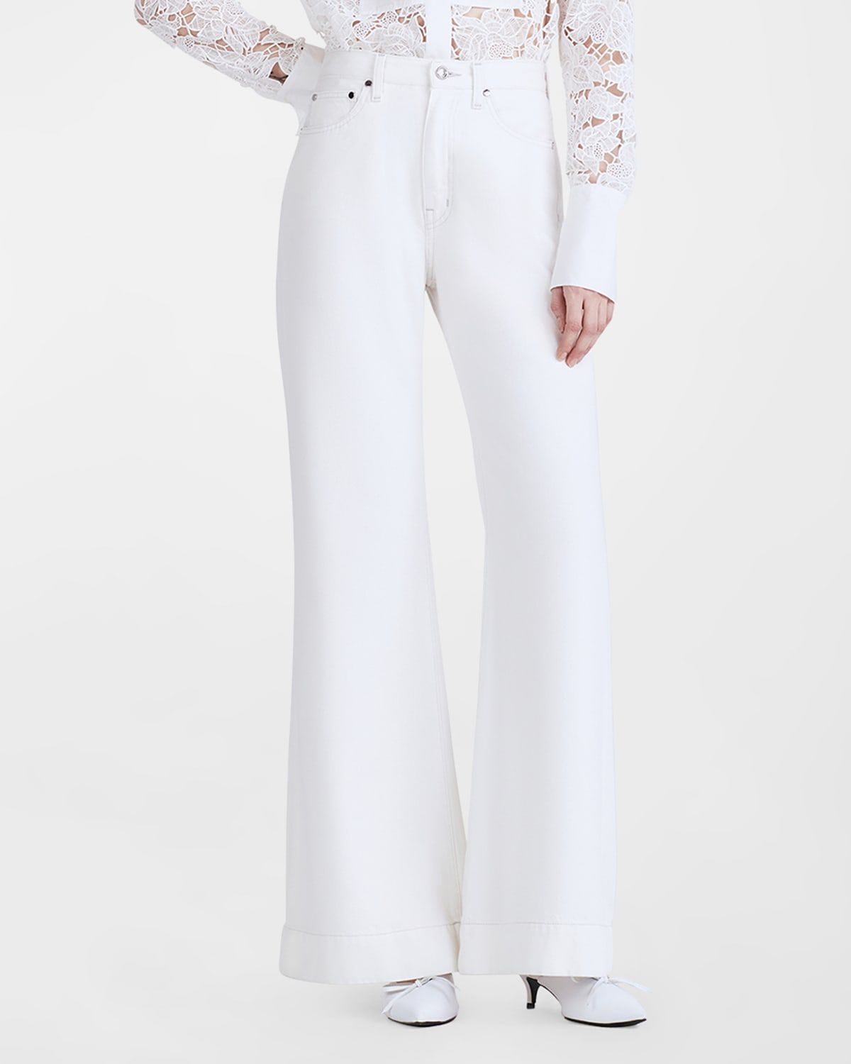 Coralie High-Rise Wide-Leg Jeans