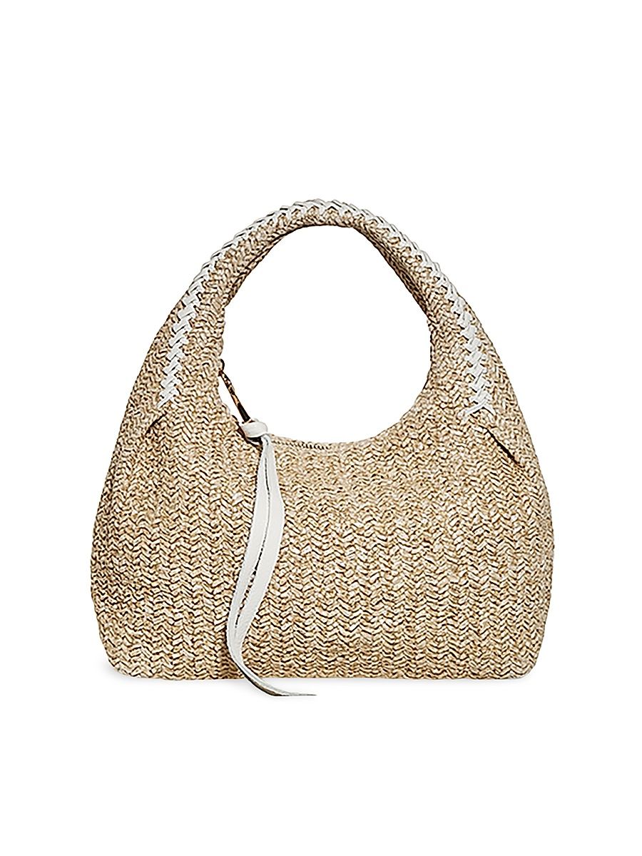 Women's Aura Handheld Top Handle Bag - Natural Straw