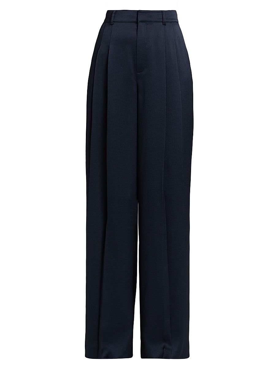 Women's Marne Pleated Pants - Navy - Size 14