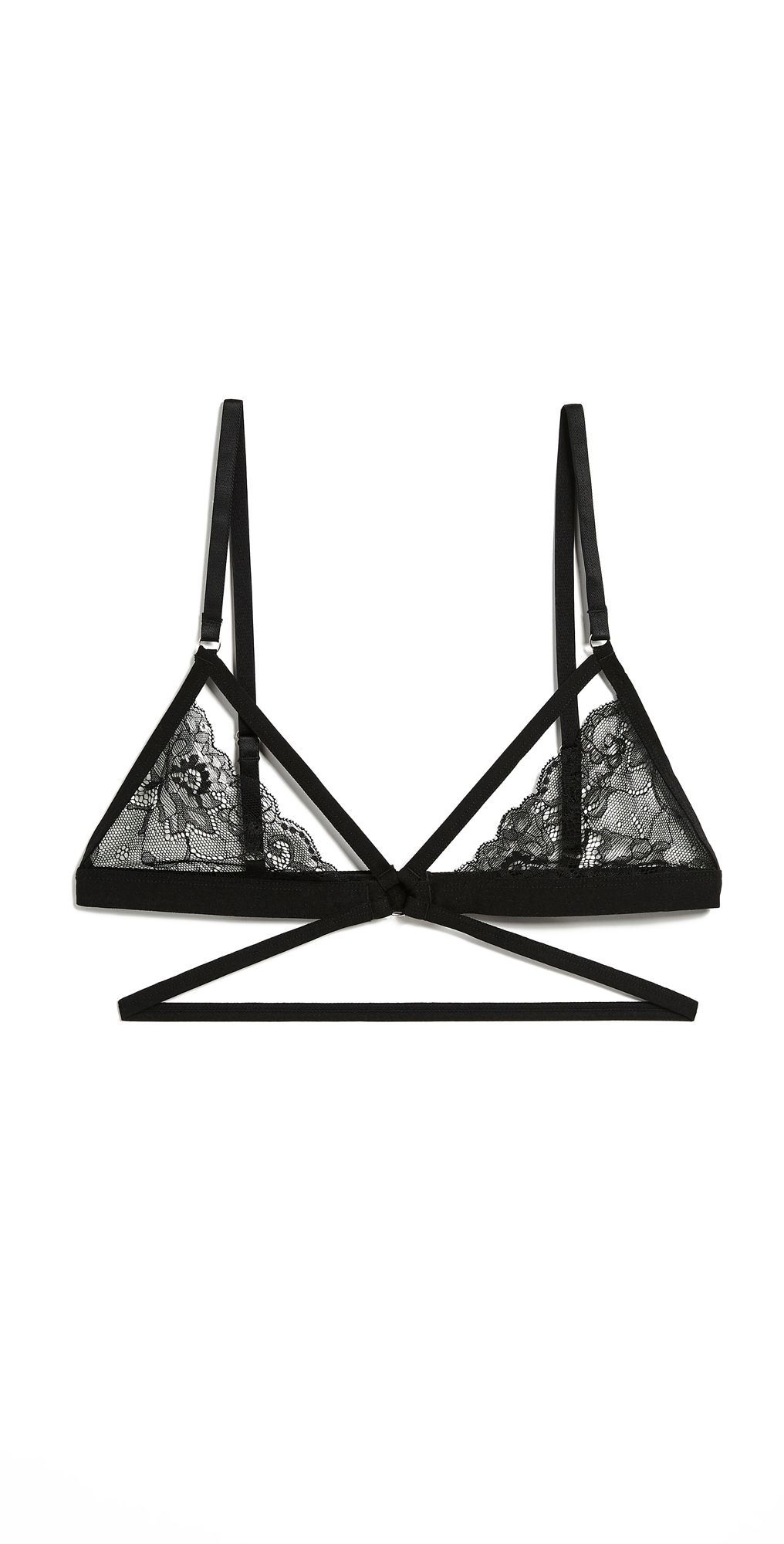 HONEYDEW Lucy Elastic & Lace Bra Black L
