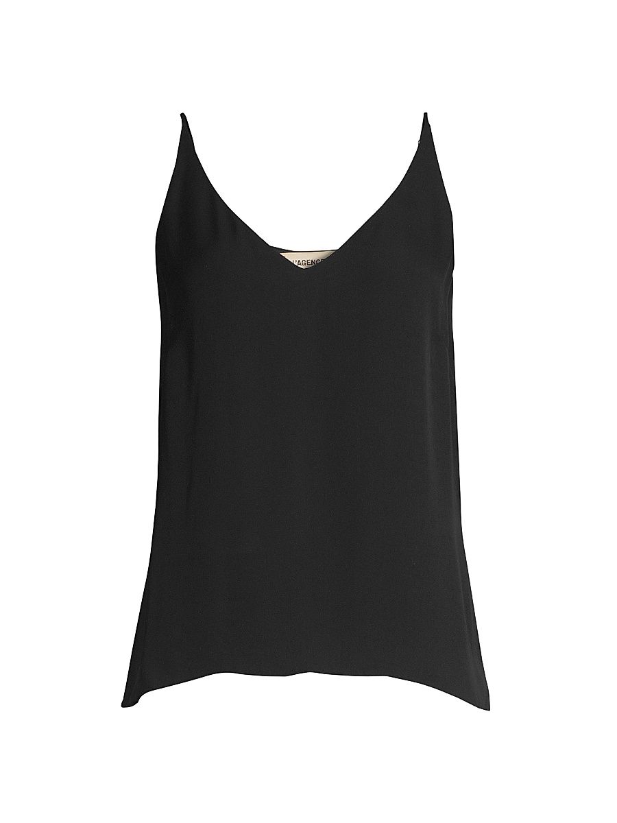 Women's Gabriella V-Neck Tank - Black - Size XL