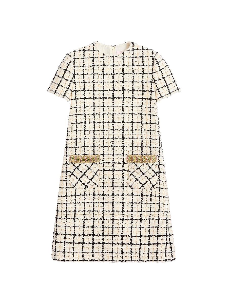 Women's Embroidered Short Dress - Size 6