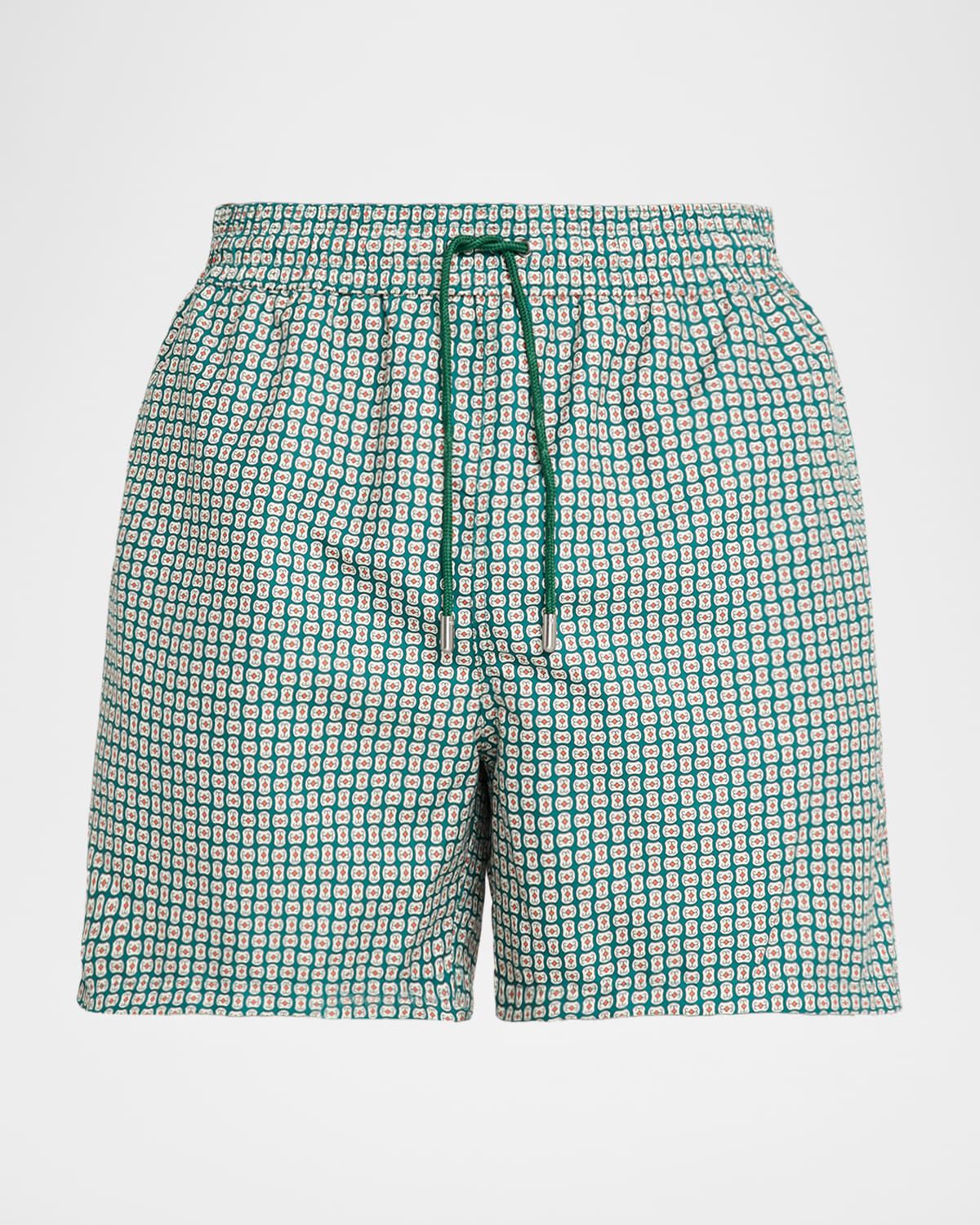 Men & apos;s Lowell Printed Swim Trunks