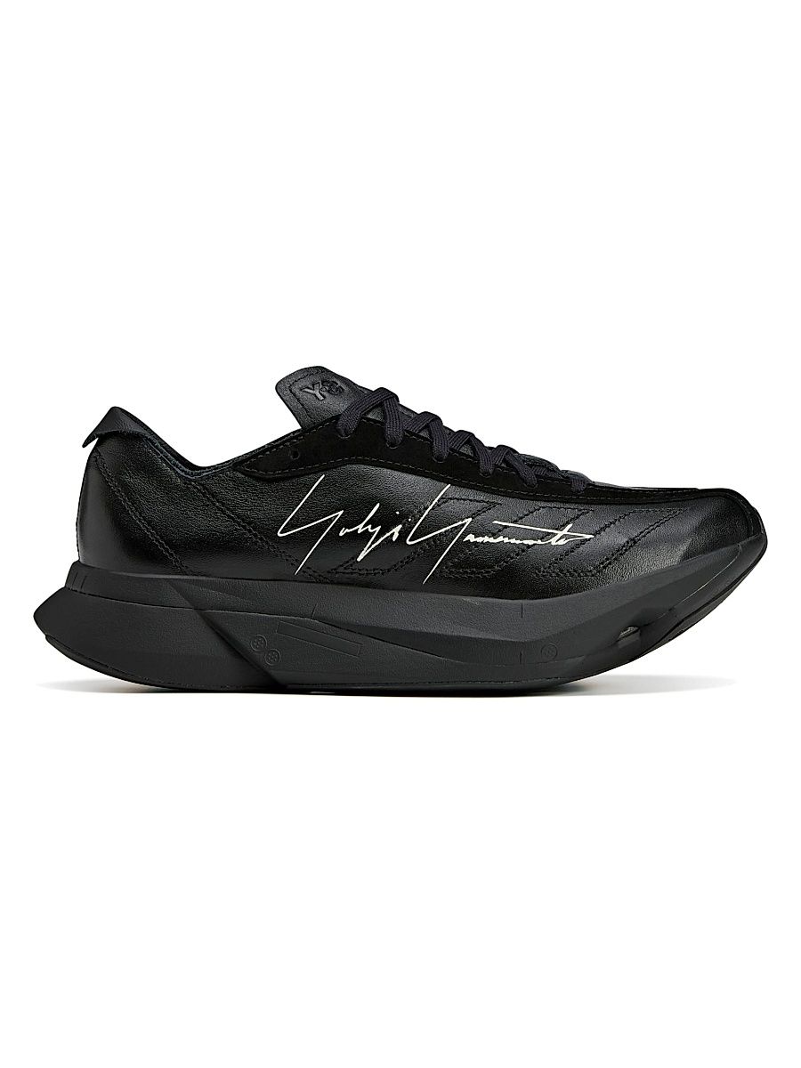 Men's Y-3 Adios Pro 3.0 LX Low-Top Sneakers - Black Off White - Size 9