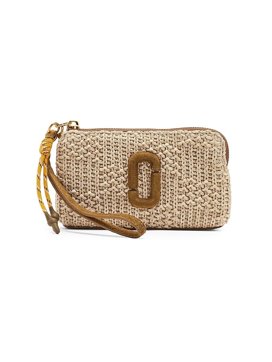 Women's The Woven Snapshot Wristlet - Natural