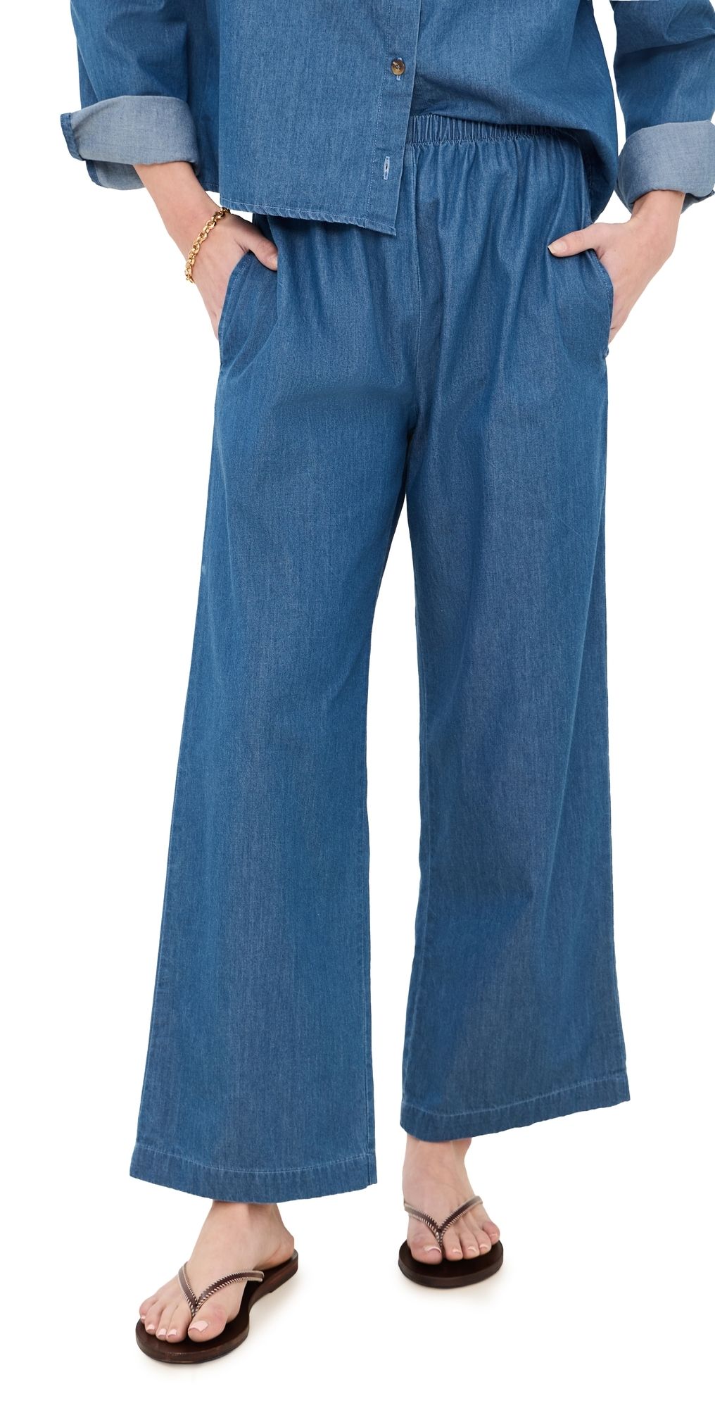 LE BOP LE BOP x Mally K. Goldman Montana Pants Indigo M