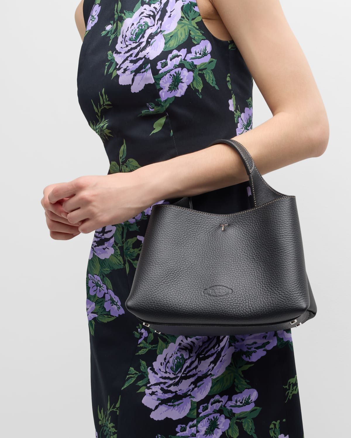 Micro Leather Tote Bag