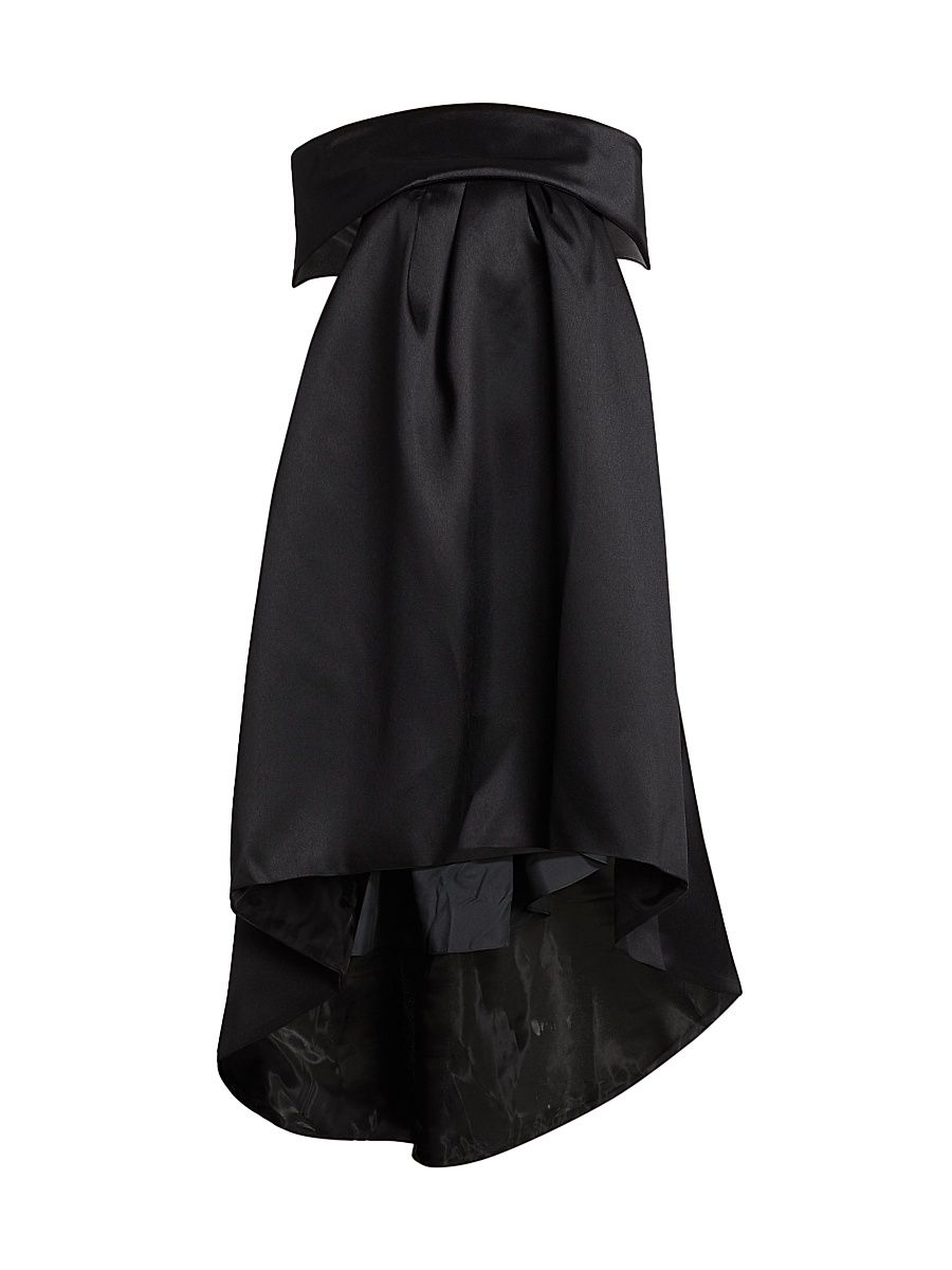 Women's Bow-Back Trapeze Dress - Black - Size 8