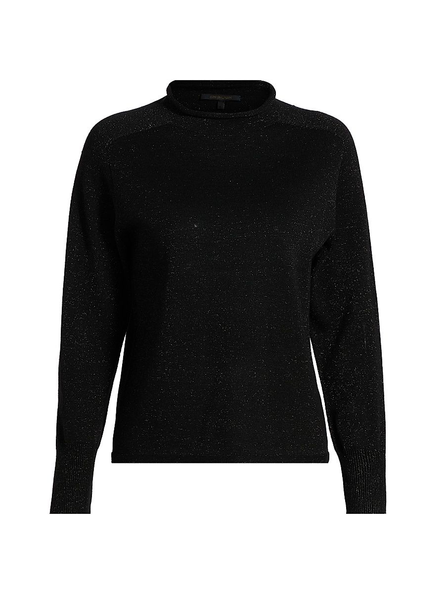 Women's Lisa Wool-Blend Sweater - Black - Size XXL