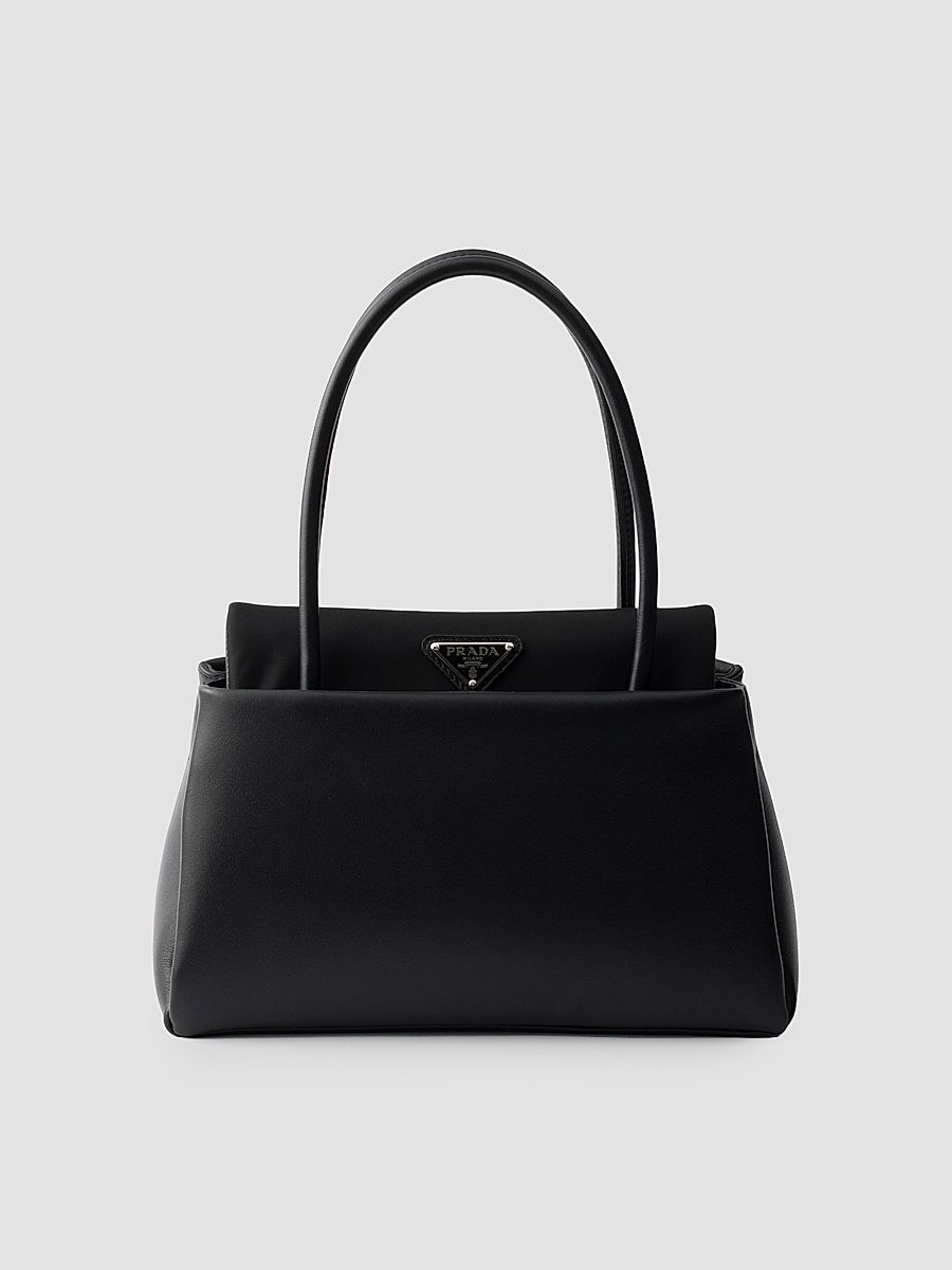 Women's Passage Small Leather Top Handle Bag - Black