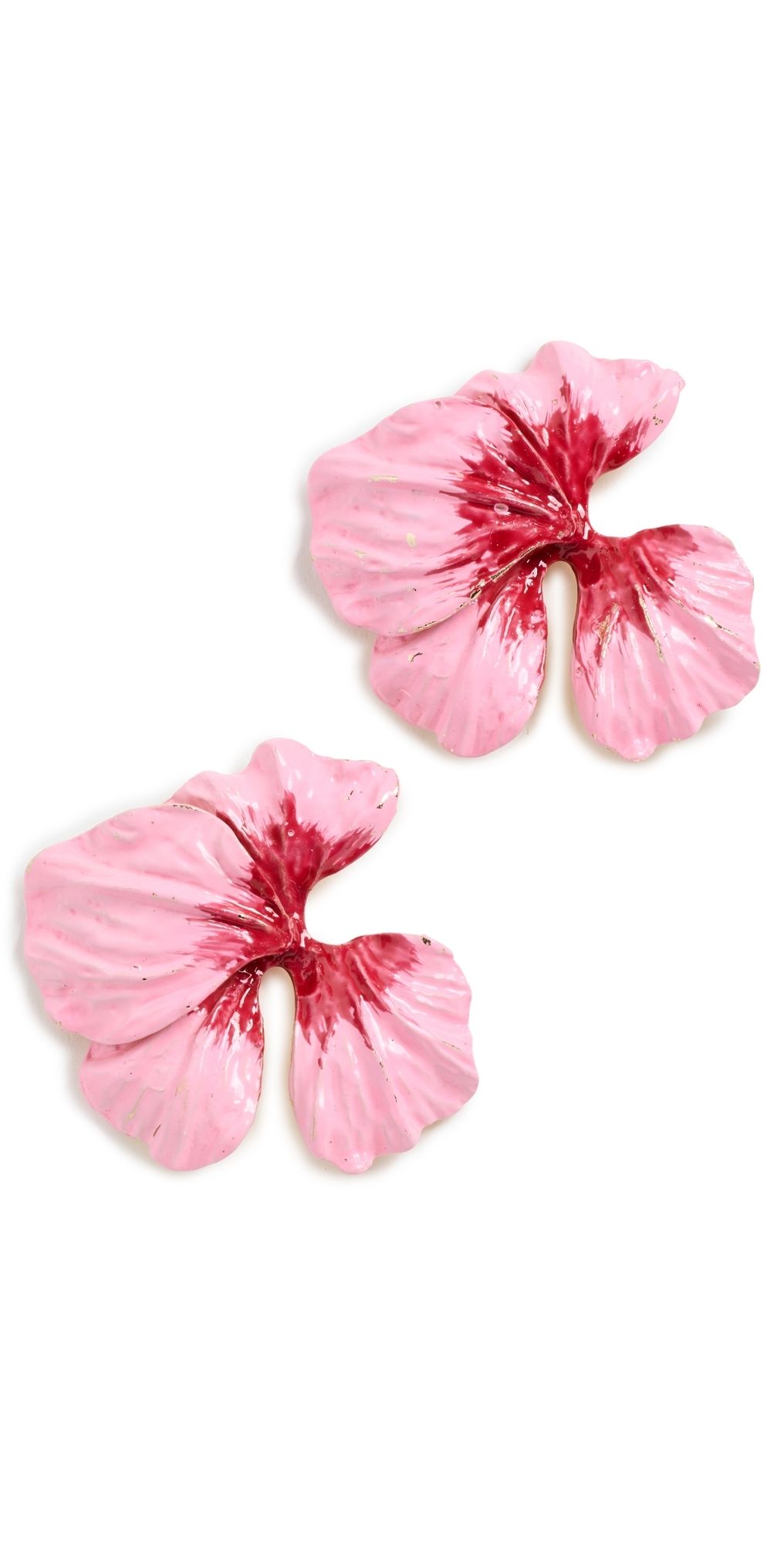 SHASHI Una Una Evening Earrings Pink One Size