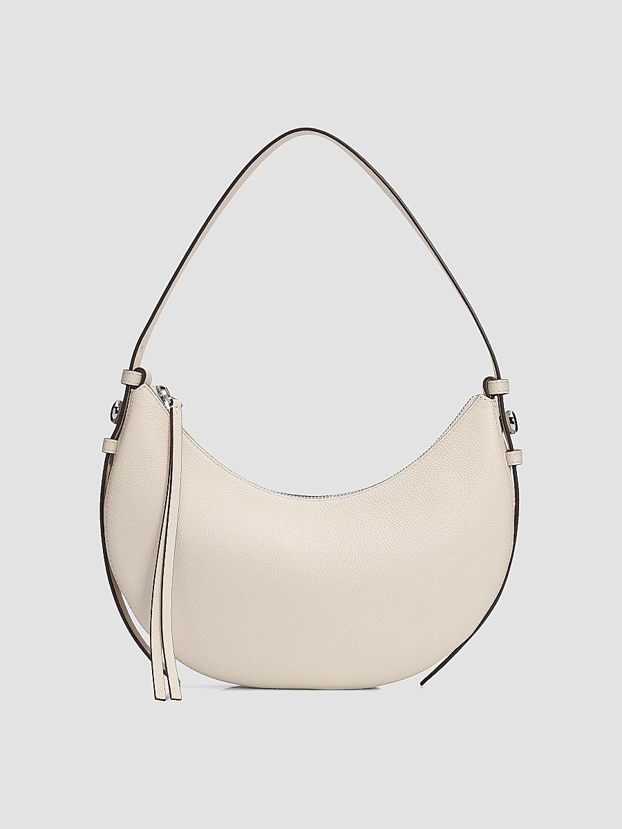 Tory Burch Women's Romy Half Moon Shoulder Bag - Light Cream
