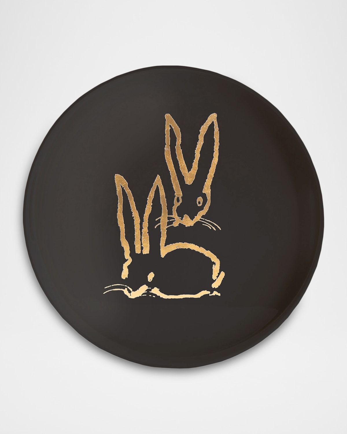 Royal Rabbit Gold Leaf and Lacquer Tray