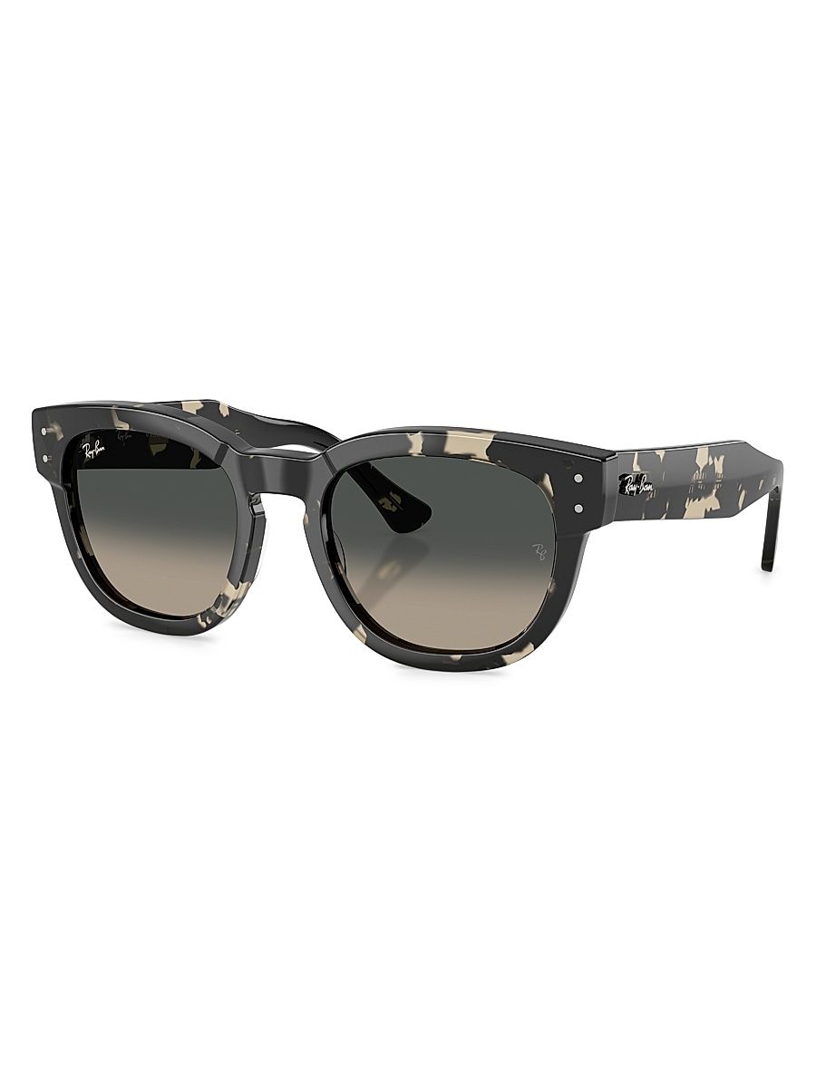 Women's RB0298S Mega Hawkeye 53MM Square Sunglasses - Grey Havana