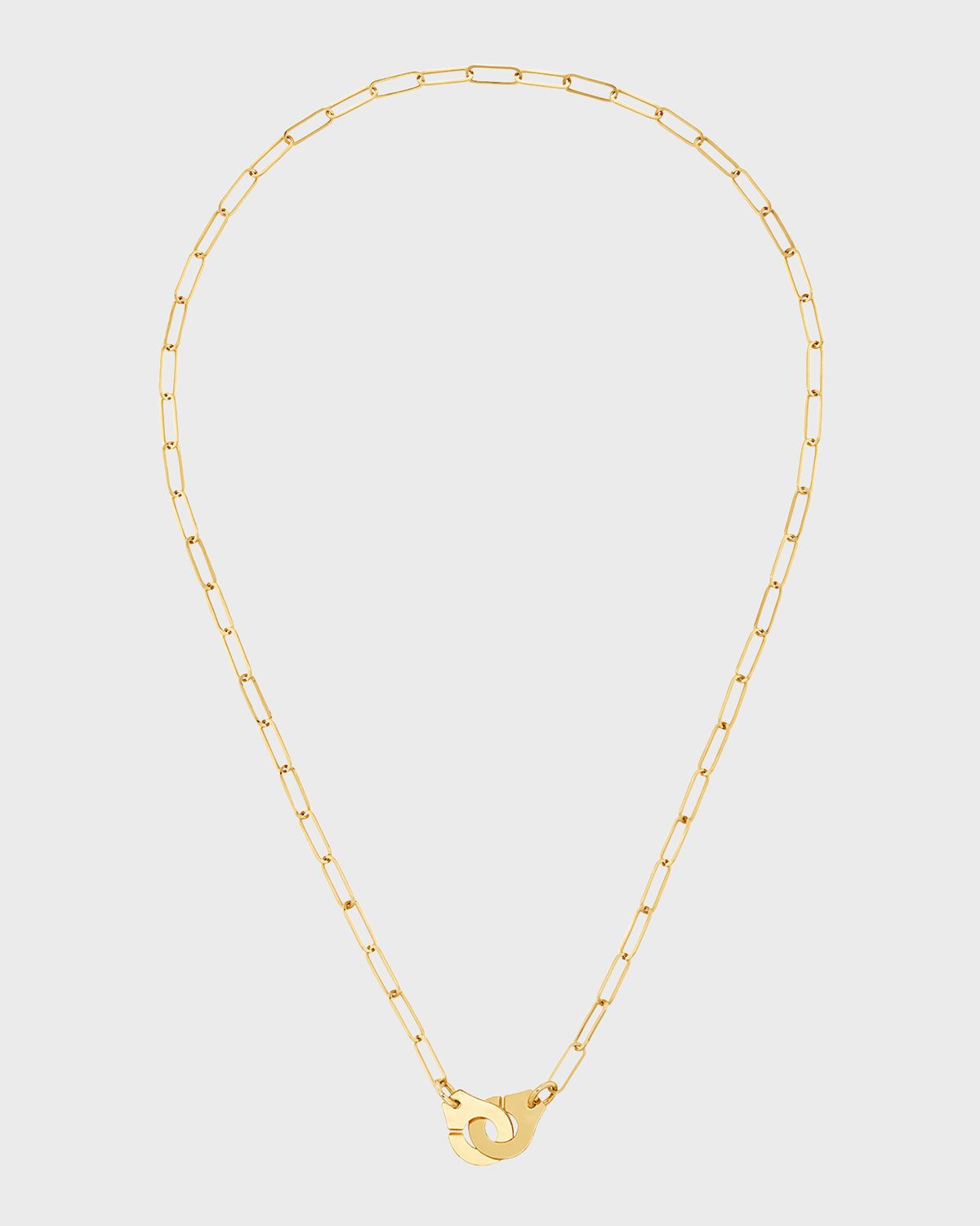 Yellow Gold Menottes R10 Medium Chain Necklace