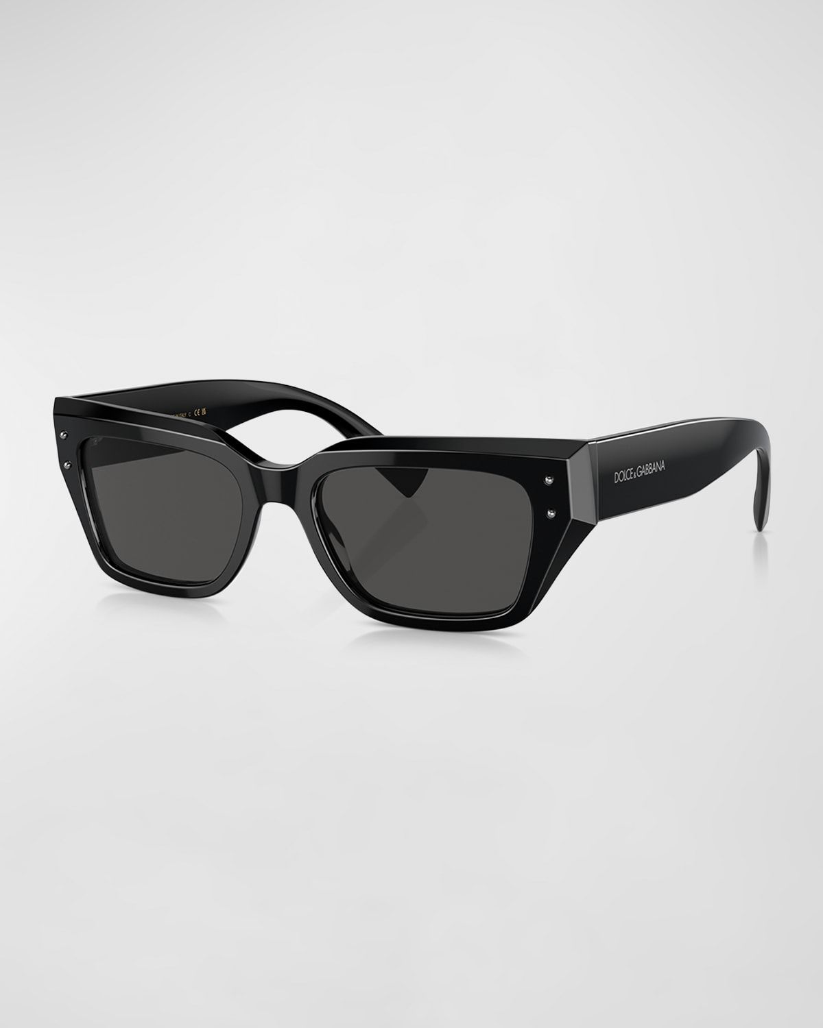 Sharp Acetate & Plastic Cat-Eye Sunglasses