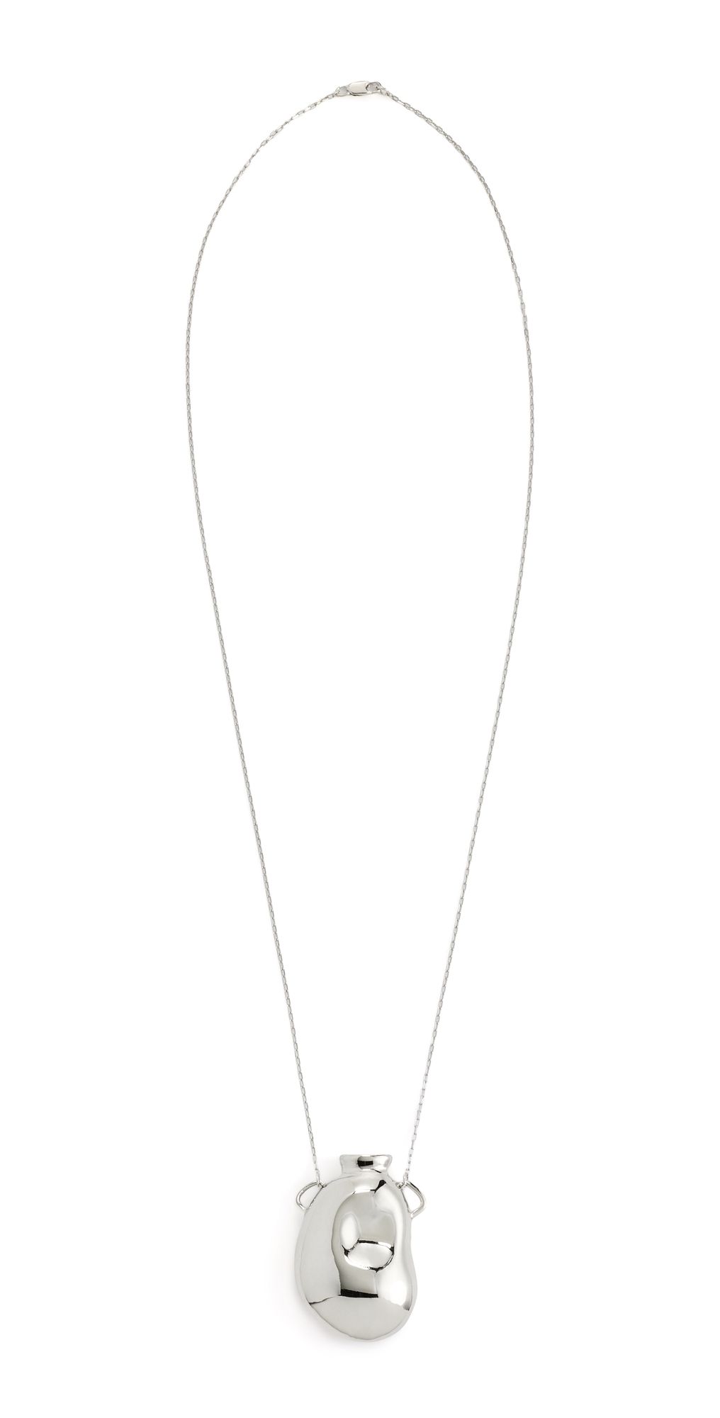 LELET NY Zoe Jug Necklace Rhodium One Size