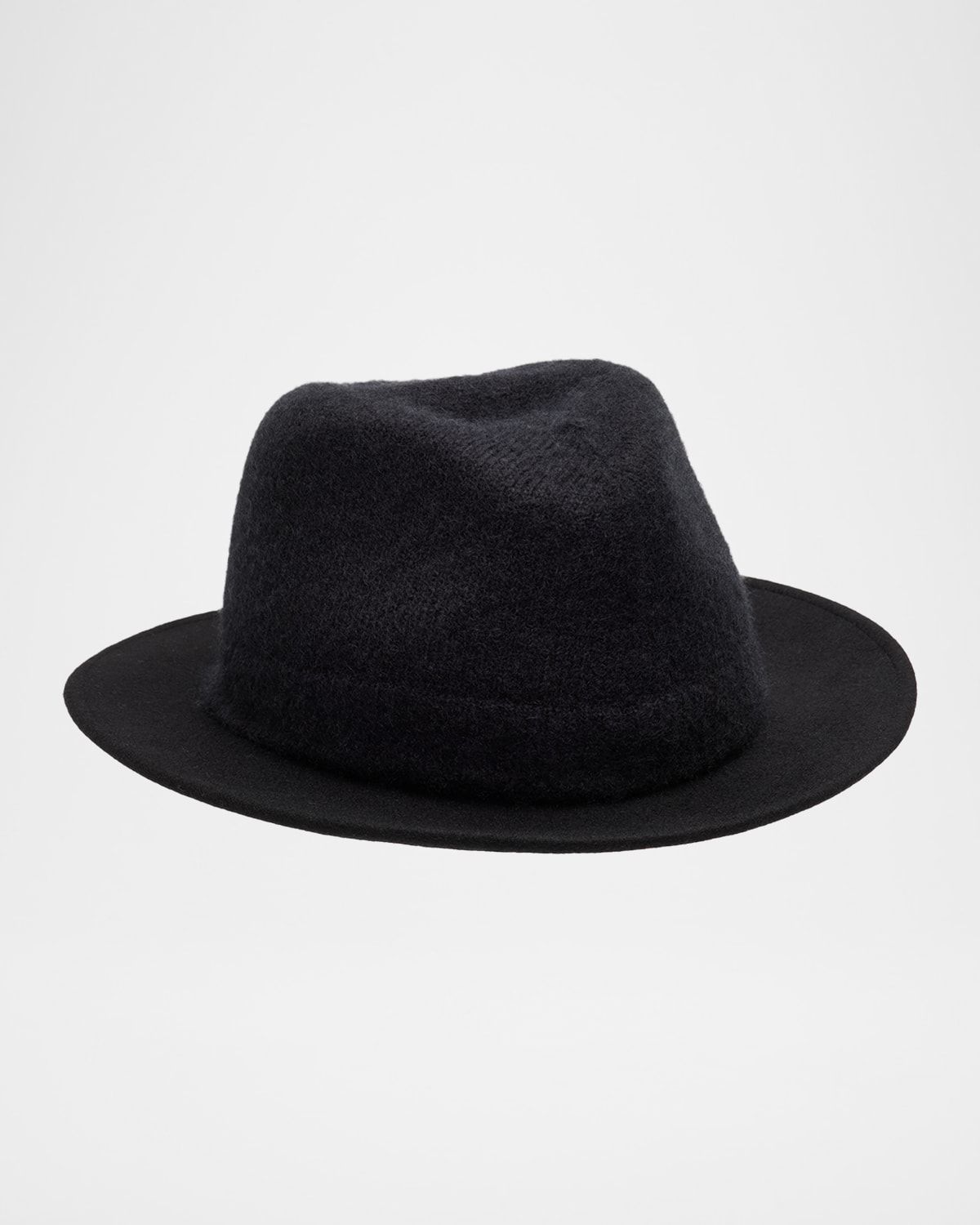 Men & apos;s Wool Knit Fedora Hat