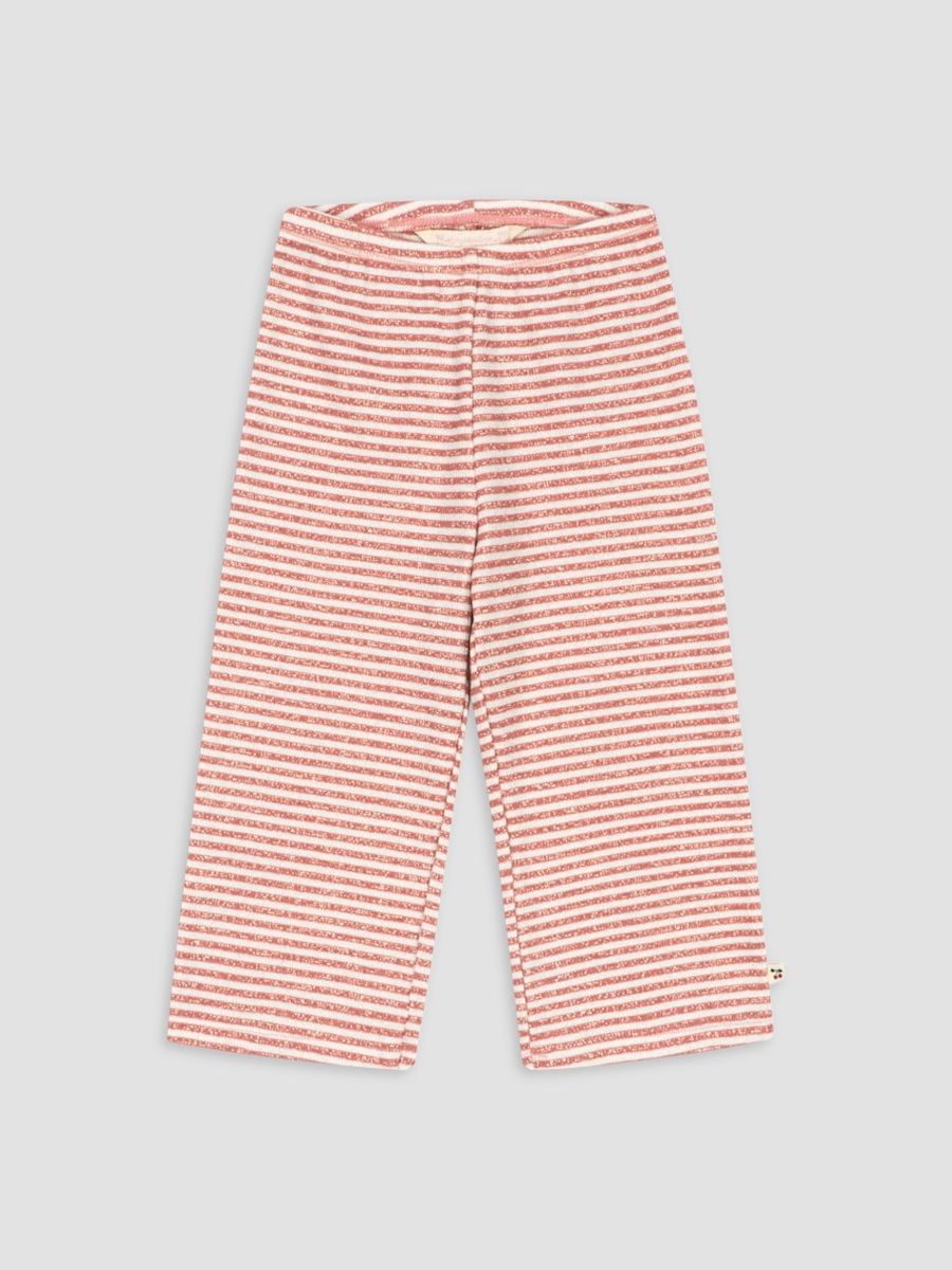 Konges Slojd Girl's Baby Girl's, Little Girl's & Girl's Roli Striped Cotton-Blend Pants - Rose Cream Stripe - Size 9