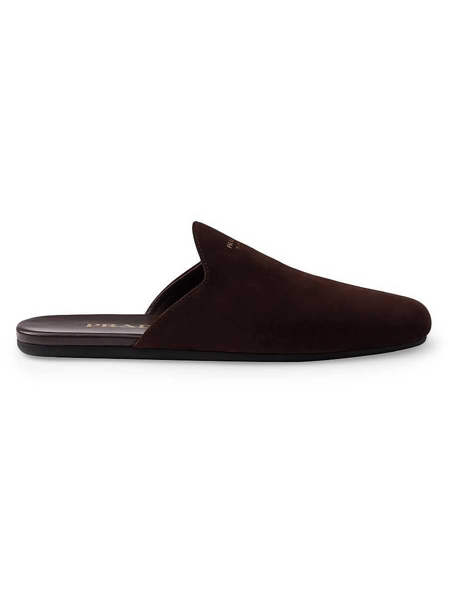 Women's Suede Mules - Brown - Size 11