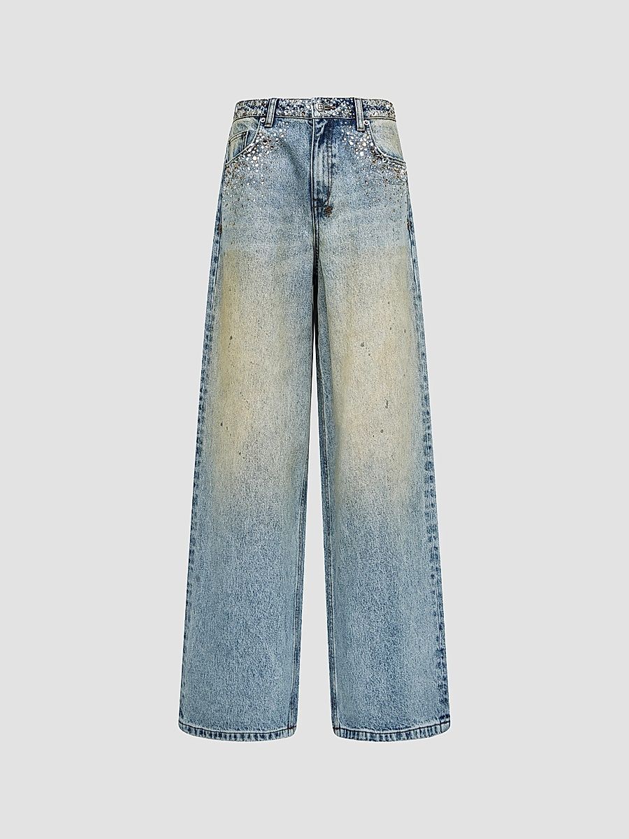 Women's Lax Field Wide-Leg Jeans - Denim - Size 32