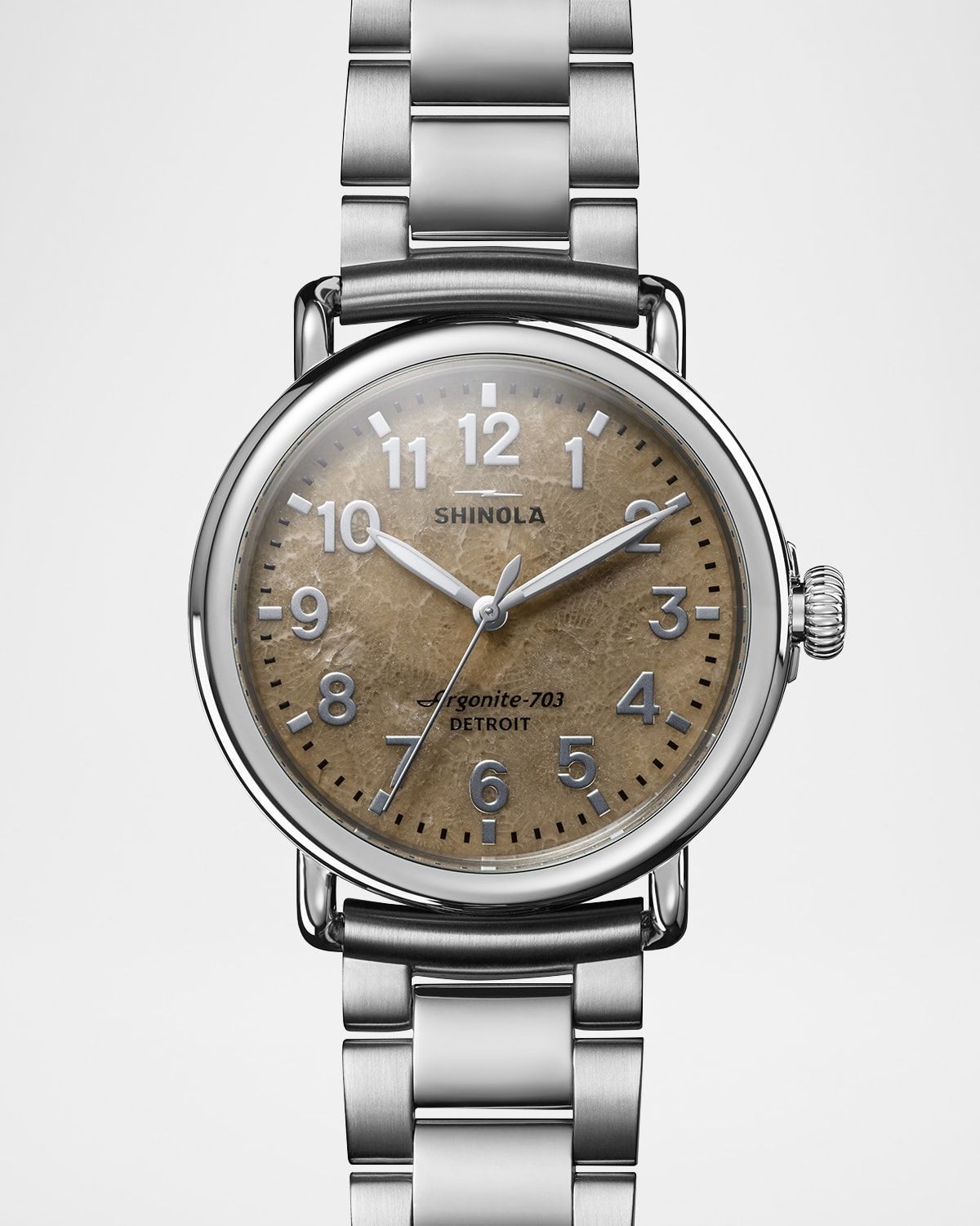 Runwell 3H Petoskey-Dial Bracelet Watch, 41mm