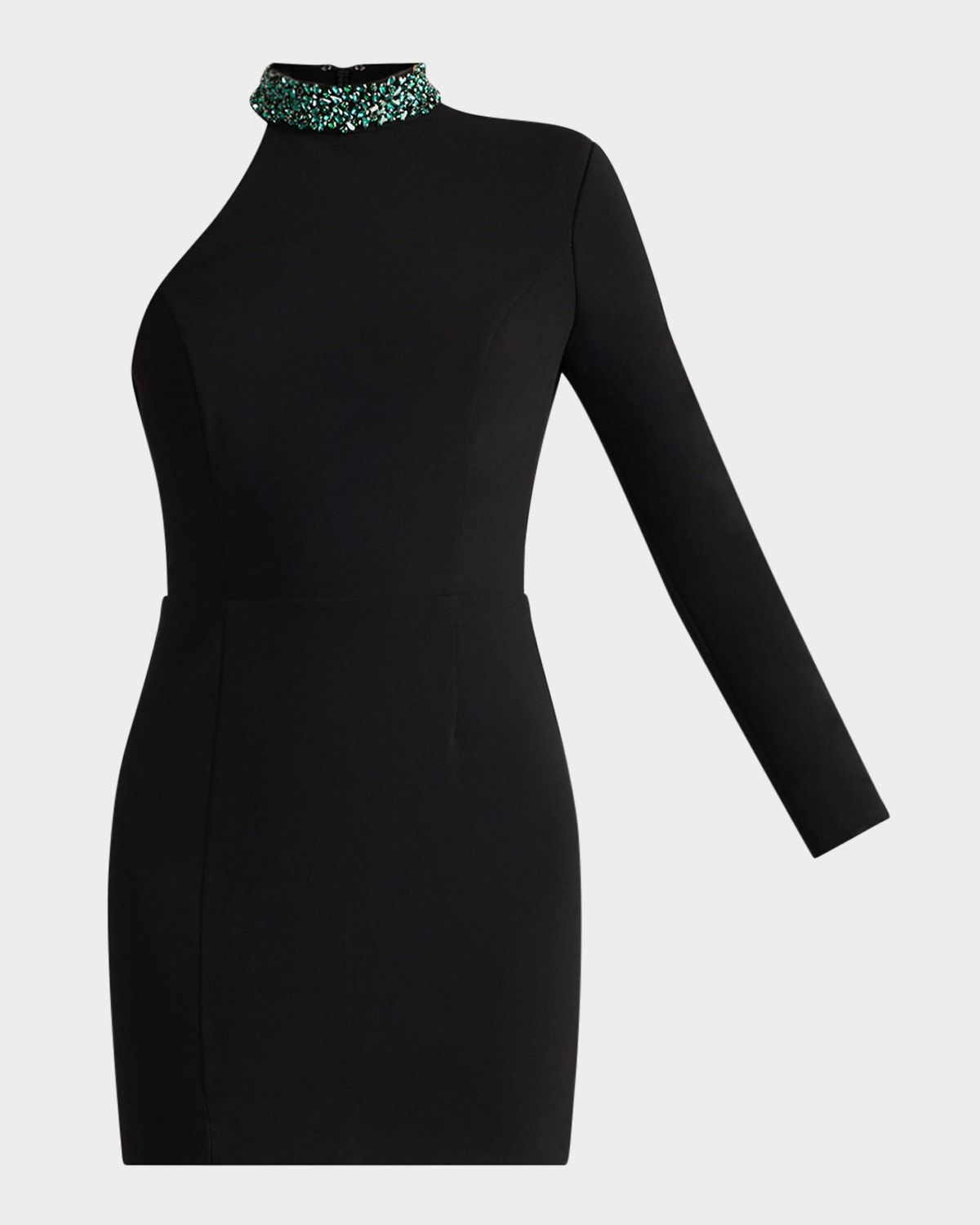 Wicked x Zac Posen Crystal Crepe Mini Dress