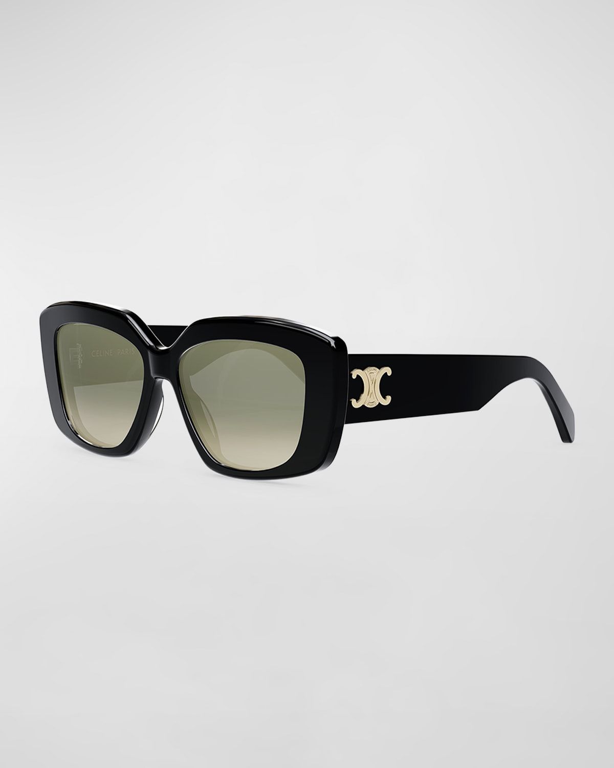 Triomphe Rectangle Acetate Sunglasses