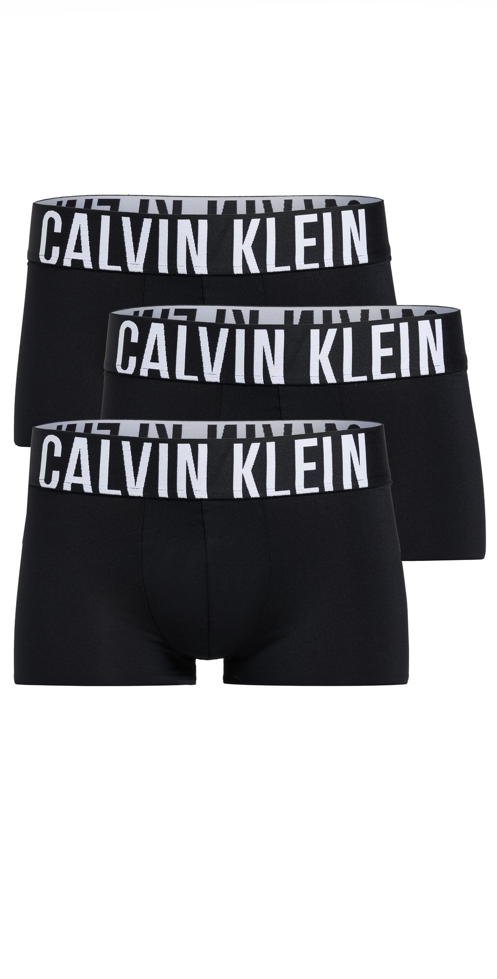 Calvin Klein Underwear Intense Power Micro 3-Pack Low Rise Trunks Black XL