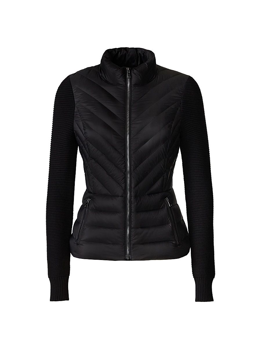 Women's Bexley Quilted Down Jacket - Black - Size XL