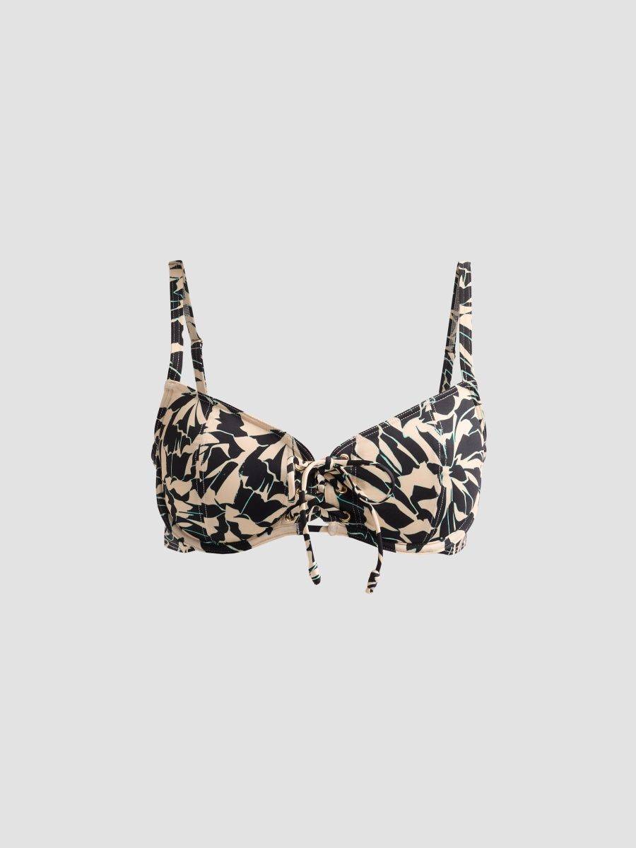 Ulla Johnson Women's Noa Tie Bikini Top - Mercury - Size Large