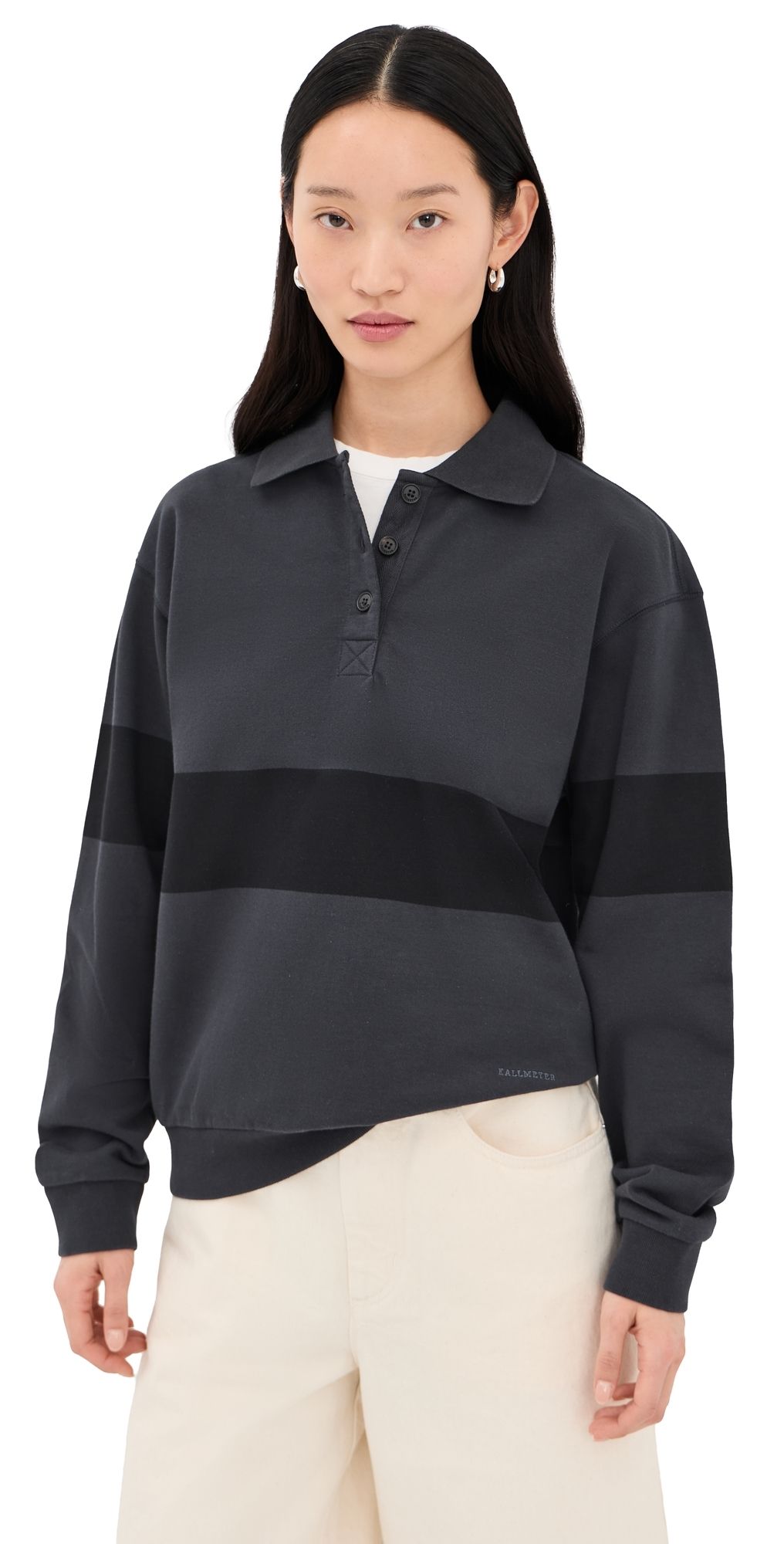 Kallmeyer Blake Rugby Polo Slate/Black XL