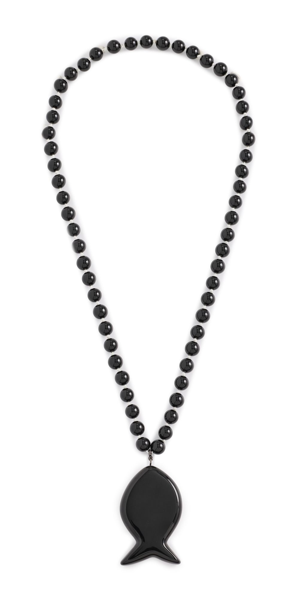 Julietta Fish Necklace Black One Size