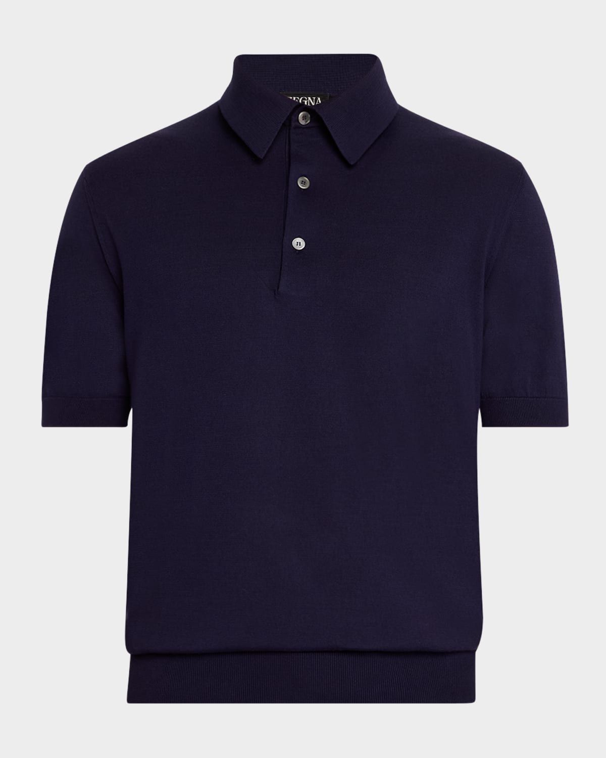 Men & apos;s Premium Cotton Short-Sleeve Knit Polo Sweater