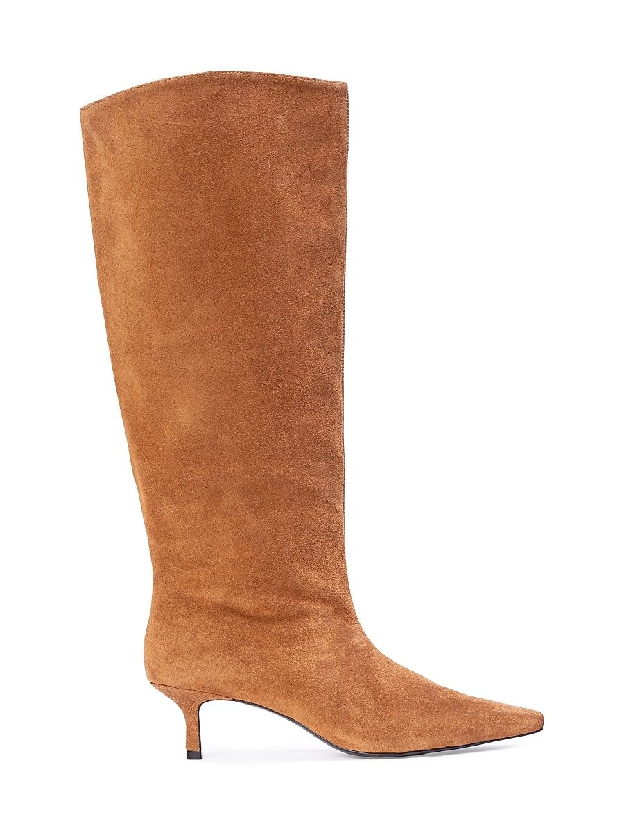 Women's Sutton 50MM Suede Boots - Caramel Suede - Size 12