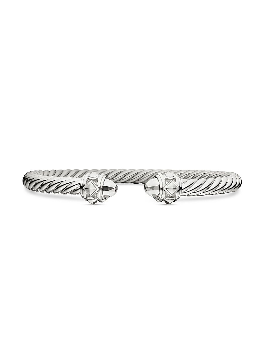 Women's Renaissance Classic Cable Bracelet in Sterling Silver, 5mm - Sterling Silver - Size Medium