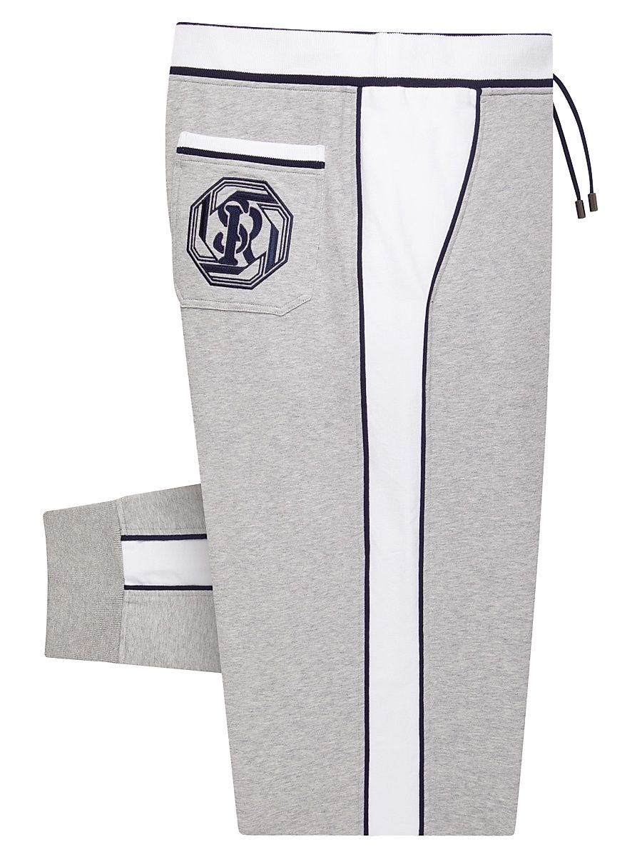 Men's Cotton Jogging Trousers - Grey - Size 40