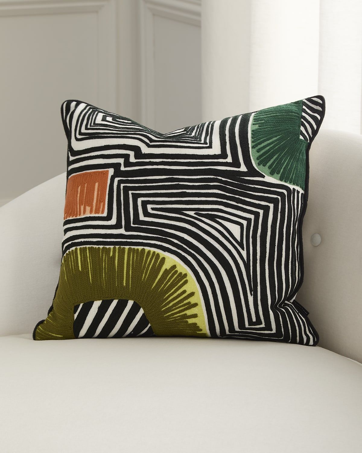 En Allant Aux Baux Decorative Pillow, 20" Square