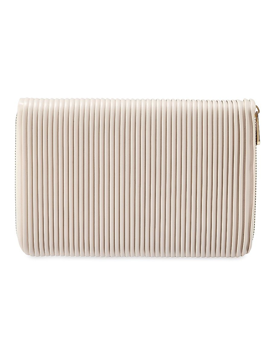 Bella Faux-Leather Jewelry Portfolio - Mocha