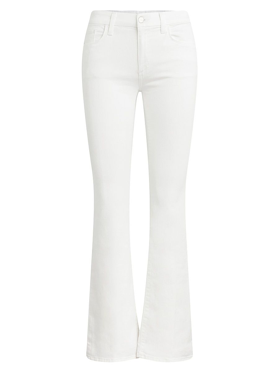 Women's Petite Provocateur Boot-Cut Jeans - White - Size 34