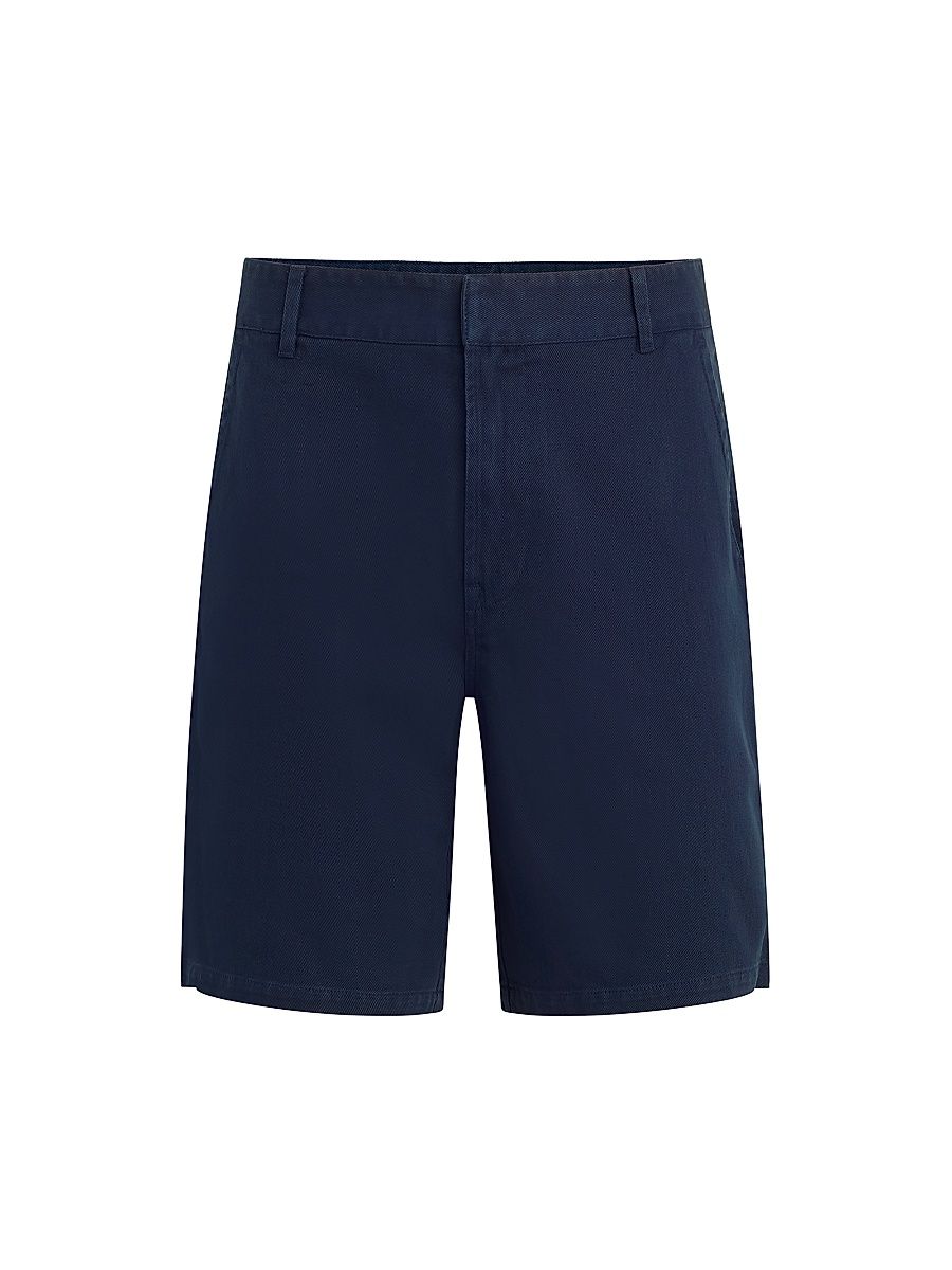 Men's Venice Cotton Chino Shorts - Navy - Size 36