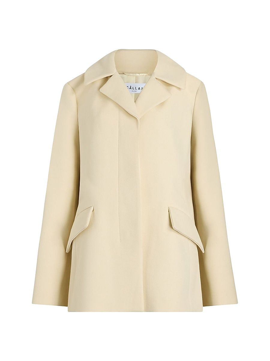 Women's Lucky Peacoat - Cream - Size 8