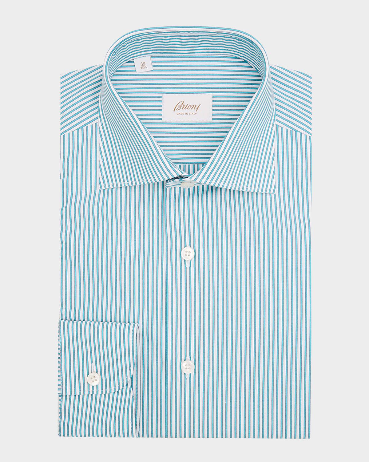 Men & apos;s Cotton Thin Stripe Dress Shirt